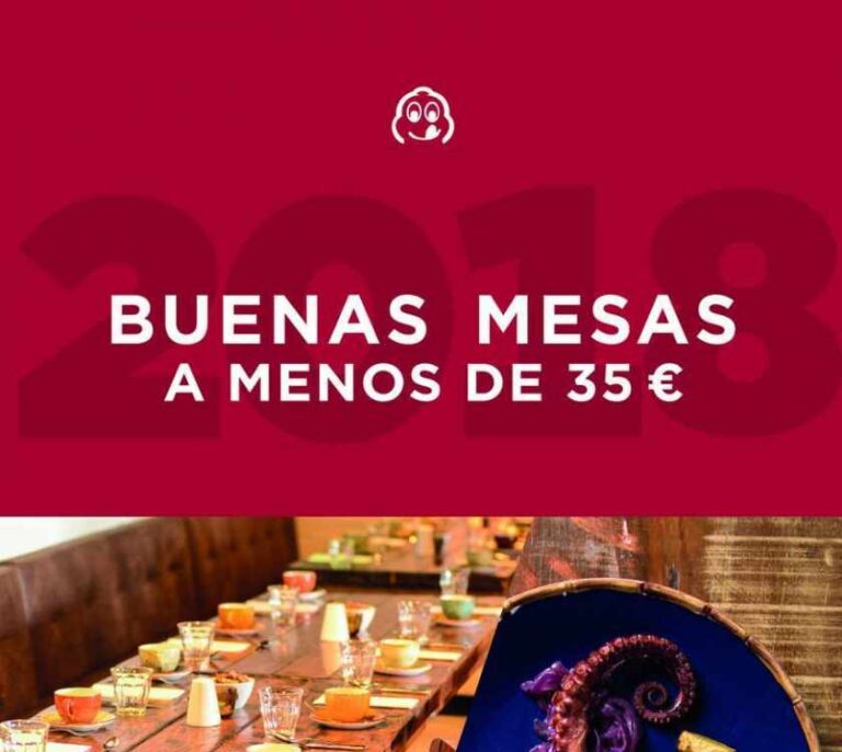 Michelin recomienda 407 restaurantes de "buenas mesas" a menos de 35 euros