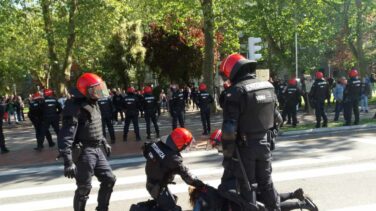 Batalla campal en Bilbao a las puertas del mitin de Vox