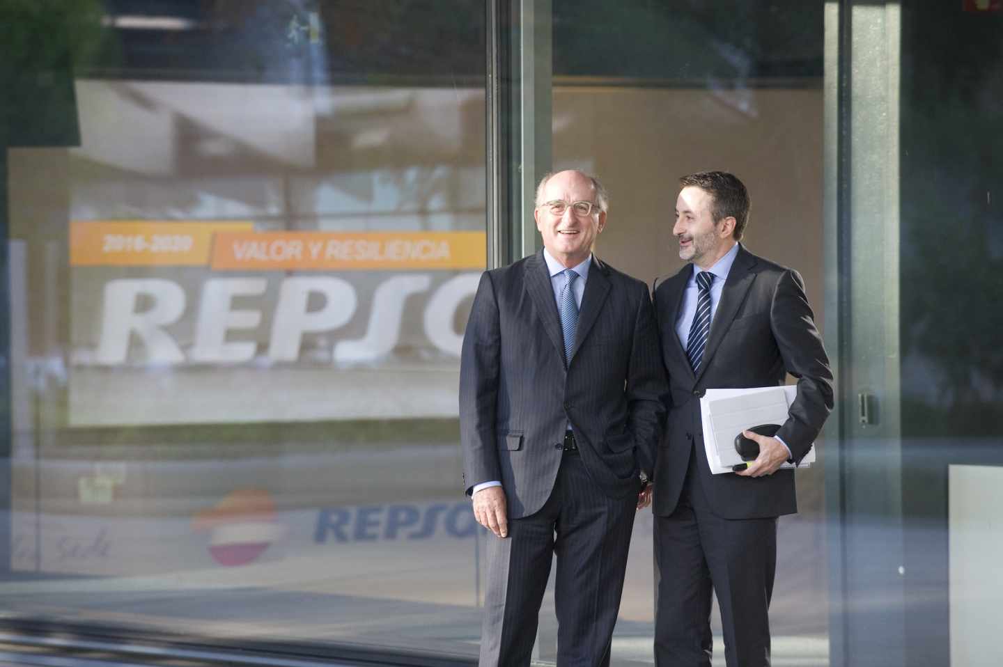 El presidente de Repsol, Antonio Brufau, y el consejero delegado, Josu Jon Imaz.