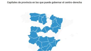 Las 26 capitales en las que puede gobernar la derecha si Ciudadanos no pacta con el PSOE