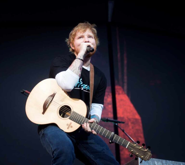 Ed Sheeran, velas y un gran amor