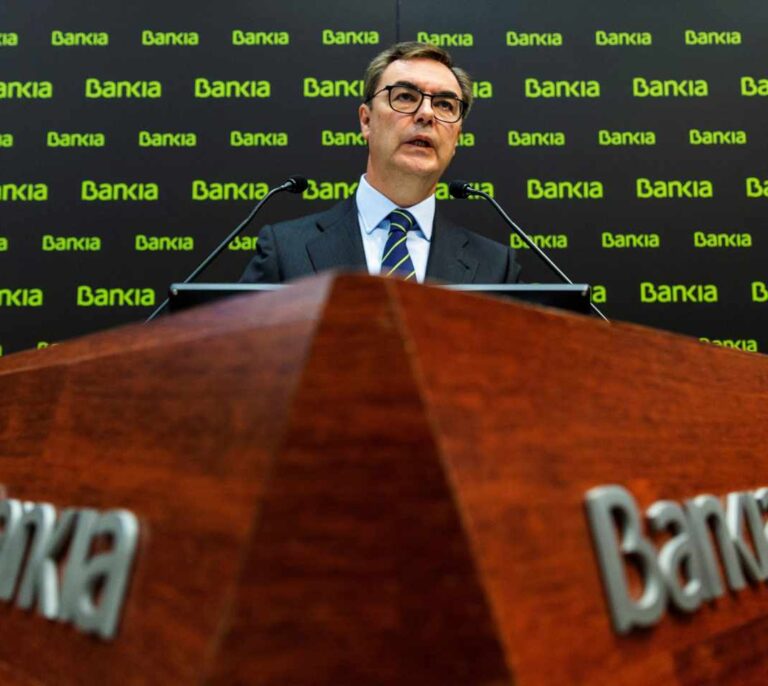 Bankia sucumbe ante los tipos negativos: "No vamos a alcanzar el objetivo de beneficio"