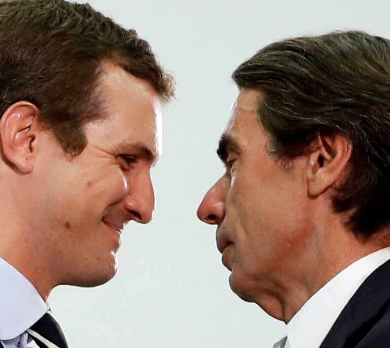 Aznar abronca a Rivera por incumplir las "expectativas" y apela al voto útil a Casado
