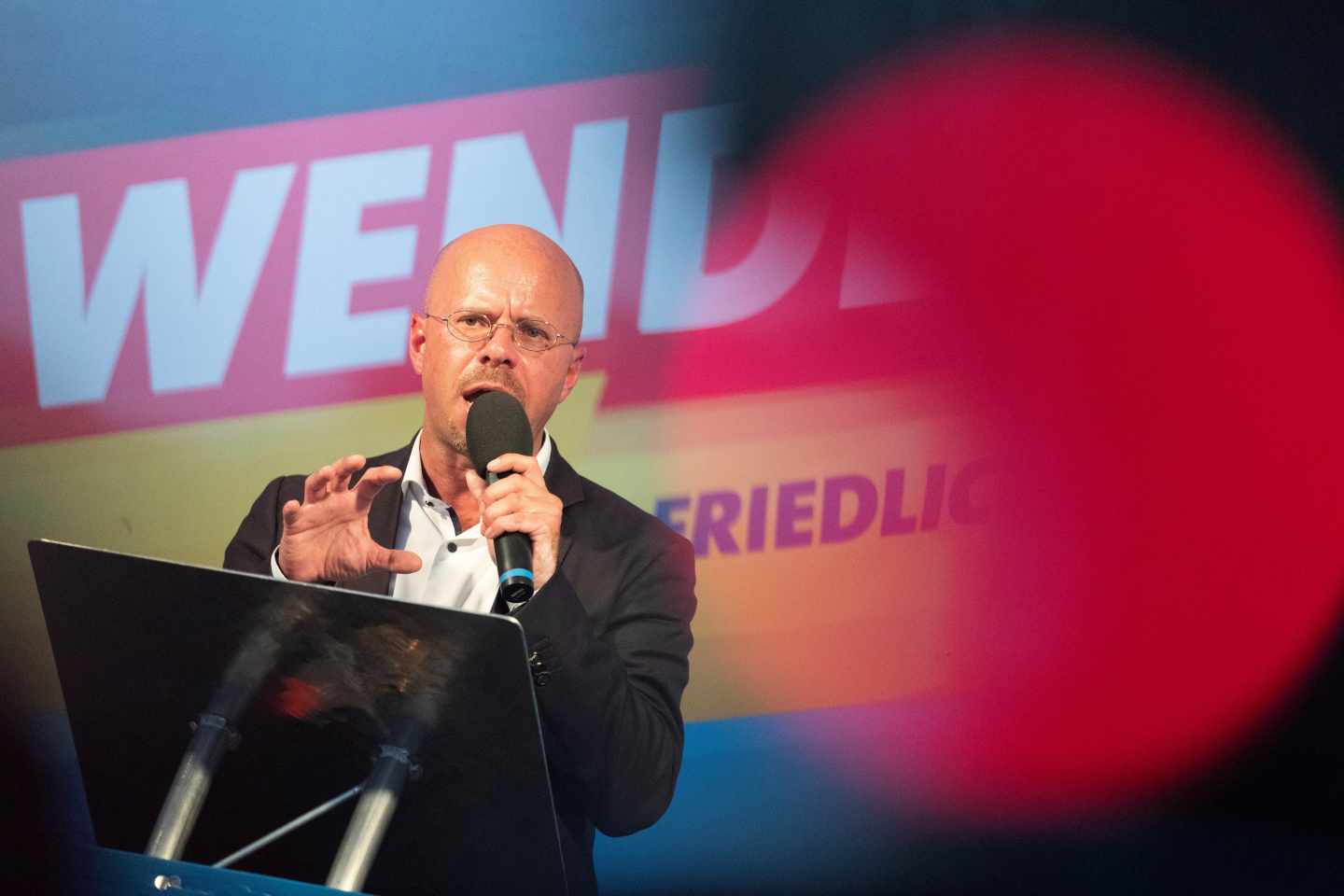 Andreas Kalbitz, candidato en Brandenurgo de Alternativa por Alemania (AfD).