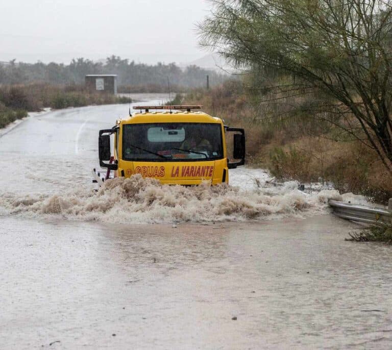 Alerta naranja en Murcia este martes por la entrada de una nueva DANA