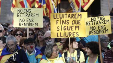 El independentismo pierde la mitad de su fuerza en la calle en mes y medio