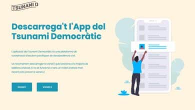 Tsunami Democràtic crea una app para coordinar a los independentistas