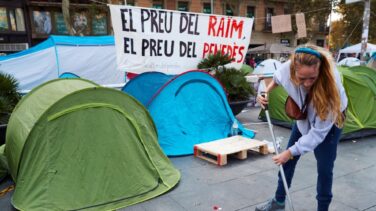 Bronca en la acampada universitaria: acusan a Arran y las JERC de robar el bote