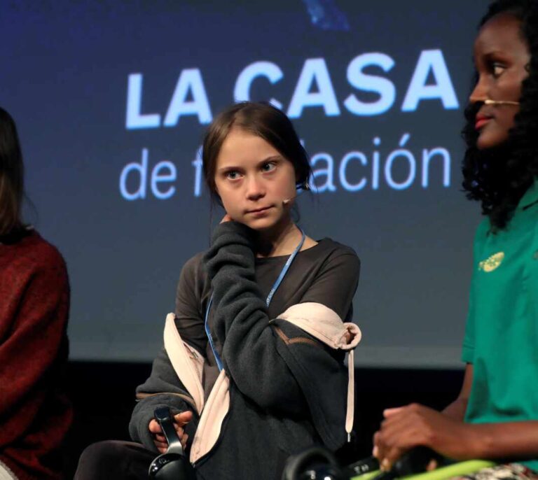 Greta Thunberg: "Están desesperados por silenciarnos"