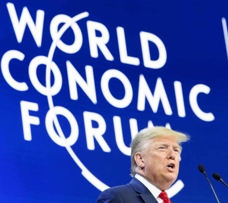 Trump en Davos: "La relación con China nunca ha sido mejor. Xi Jinping y yo nos amamos"