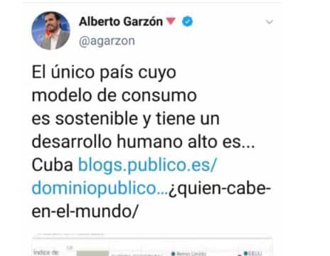 Garzón aseguró en 2012 que Cuba es el 