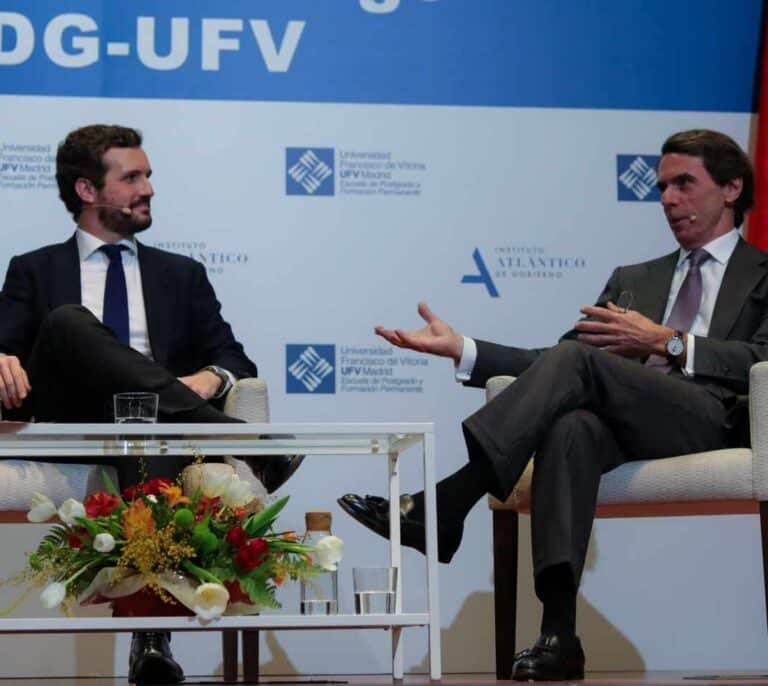 Vox bendice el consejo de Aznar a Casado: "Así llegaremos antes a los 100 escaños"