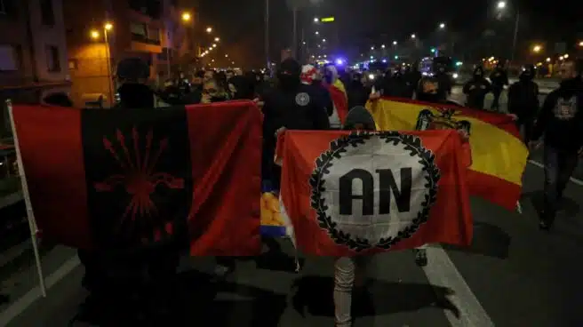 Tensión en Barcelona ante el encuentro de independentistas con ultras de extrema derecha