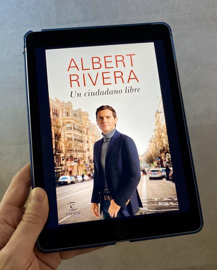 'Un ciudadano libre', el nuevo libro de Albert Rivera