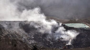 Salud alerta ahora del riesgo por la mala calidad del aire en el entorno de Zaldibar