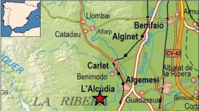 Registrado un terremoto de magnitud 3 al oeste de Higueras (Castellón)