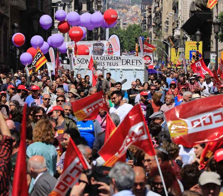 El TC y los tribunales de Aragón y Navarra se contradicen sobre manifestarse el 1 de mayo