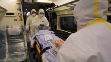 Simulacro en Atocha con un 'tren-hospital' de Renfe para trasladar pacientes con el virus