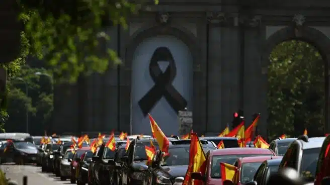 Galería: la caravana de Vox en Madrid en imágenes