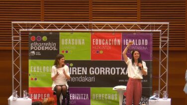 Irene Montero en Euskadi: "Que nadie os diga que es imposible un Gobierno de izquierdas en vuestro país"