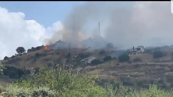 El fuego de San Rafael (Segovia) alcanza Nivel 2 ante un "grave" riesgo para la población
