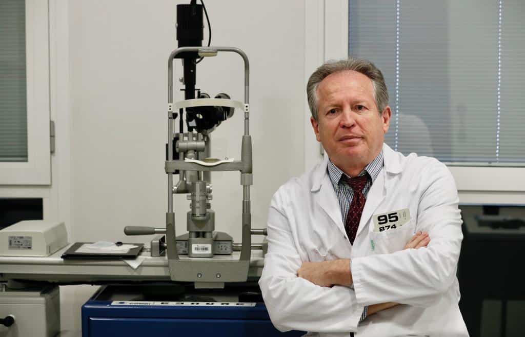 El oftalmólogo J. Ignacio Guerrero, presidente de Unipromel.