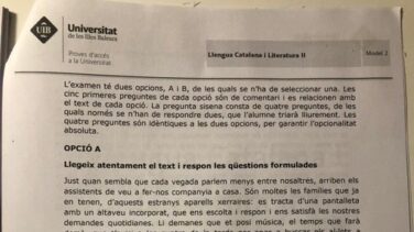 La Selectividad ideológica de Baleares: "Països Catalans" y castellano como "lengua del imperio"