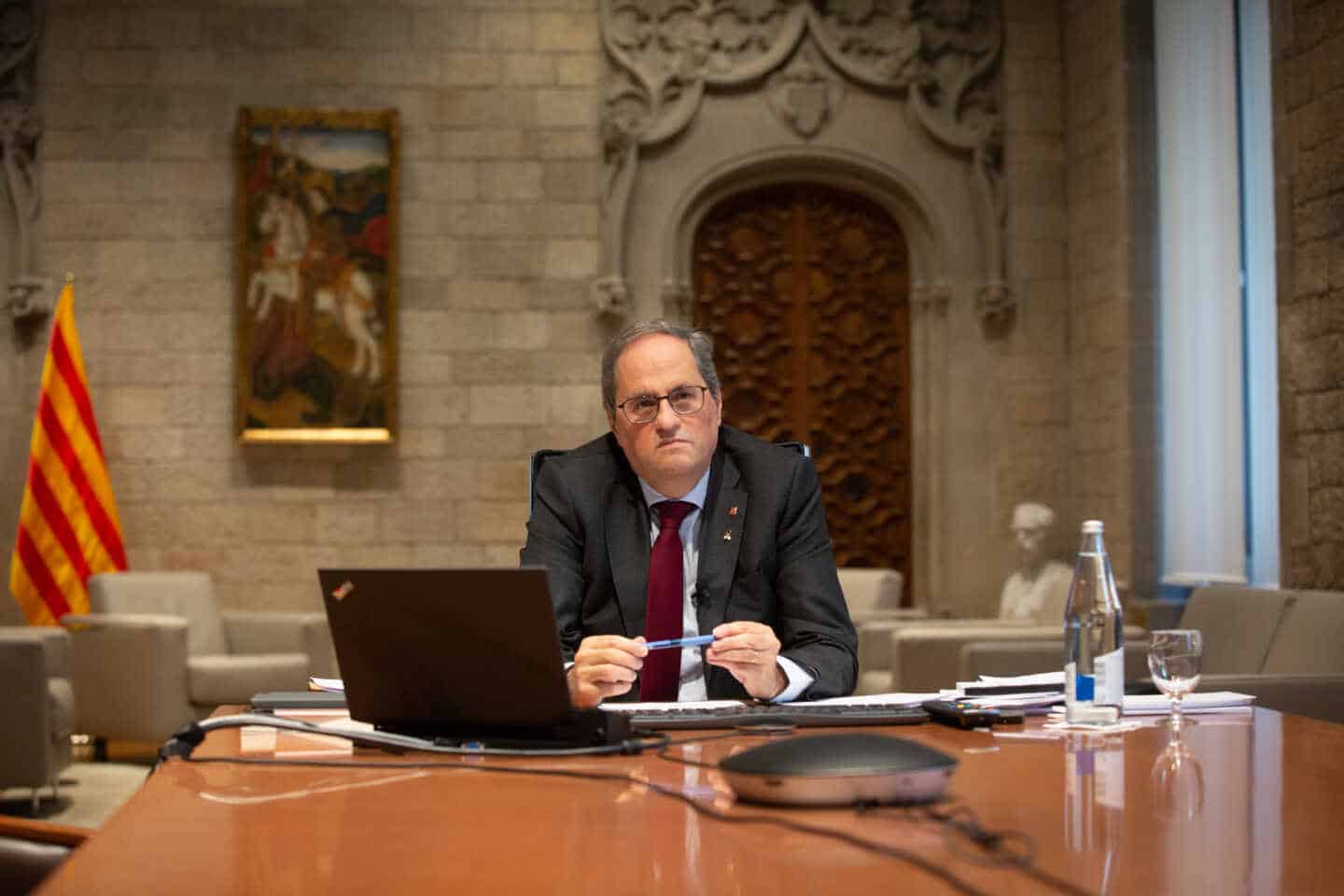 Uno de los mossos implicado en la huida de Puigdemont es escolta del 'expresident' Quim Torra