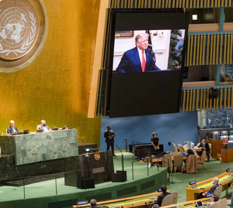 Trump pide en la ONU que se pidan responsabilidades a China por la pandemia