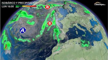 Cambio de tiempo: caída de los termómetros y lluvias