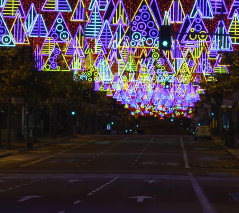 Las tiendas de la Milla de Oro de Madrid celebran la Navidad