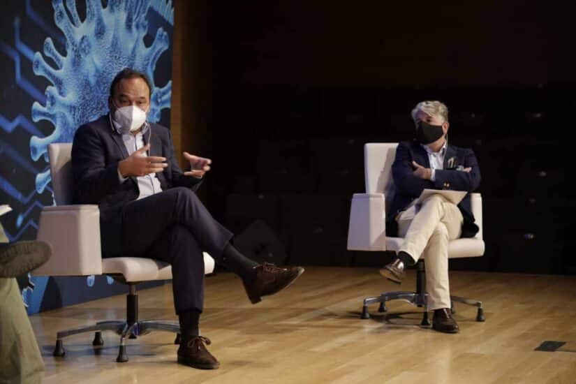 El economista José Carlos Díez y el ex CEO de Accenture Juan Pedro Moreno