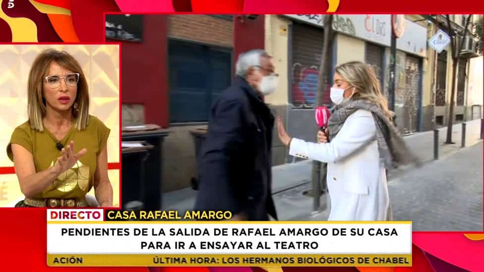 ‘Socialité’ intenta entrevistar a los padres de Rafael Amargo.
