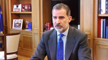 El Rey Felipe VI manda un mensaje de apoyo a los afectados por el temporal