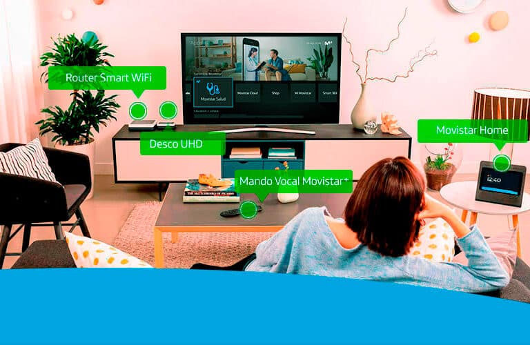 Así es el hogar digital y seguro de Movistar