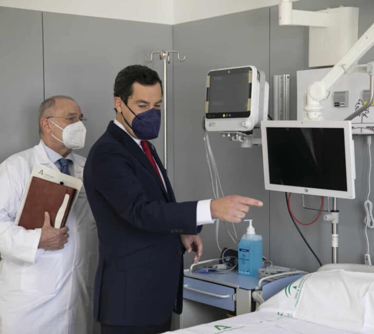 Andalucía estrena nuevo Hospital de Emergencia Covid con cifras de 700 pacientes en UCI