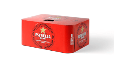 Estrella Damm elimina el plástico de sus embalajes