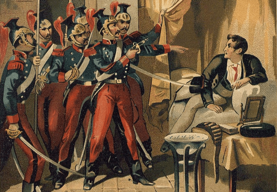 Ilustración que hace referencia a Luis Candelas en el libro 'Bandidos celebres españoles: episodios históricos referentes a los más famosos bandidos'.