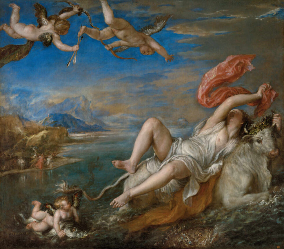 El Rapto de Europa, Tiziano.