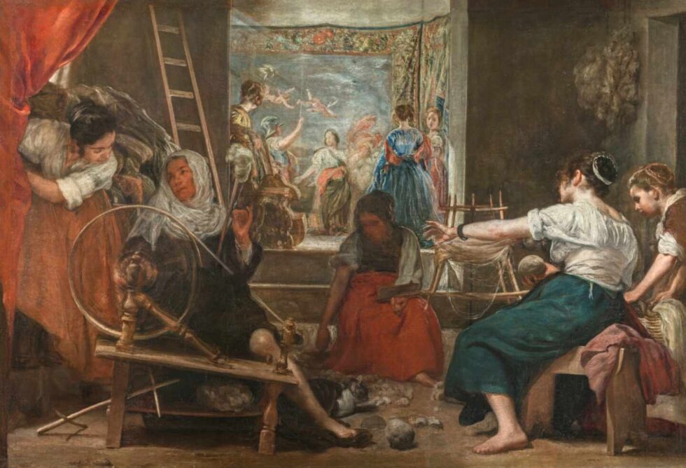 La fábula de Aracne o Las hilanderas Diego Velázquez
