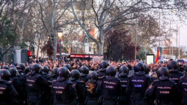 La manifestación a favor de Hasél en Madrid se disuelve tras más de una hora de protestas sin incidentes