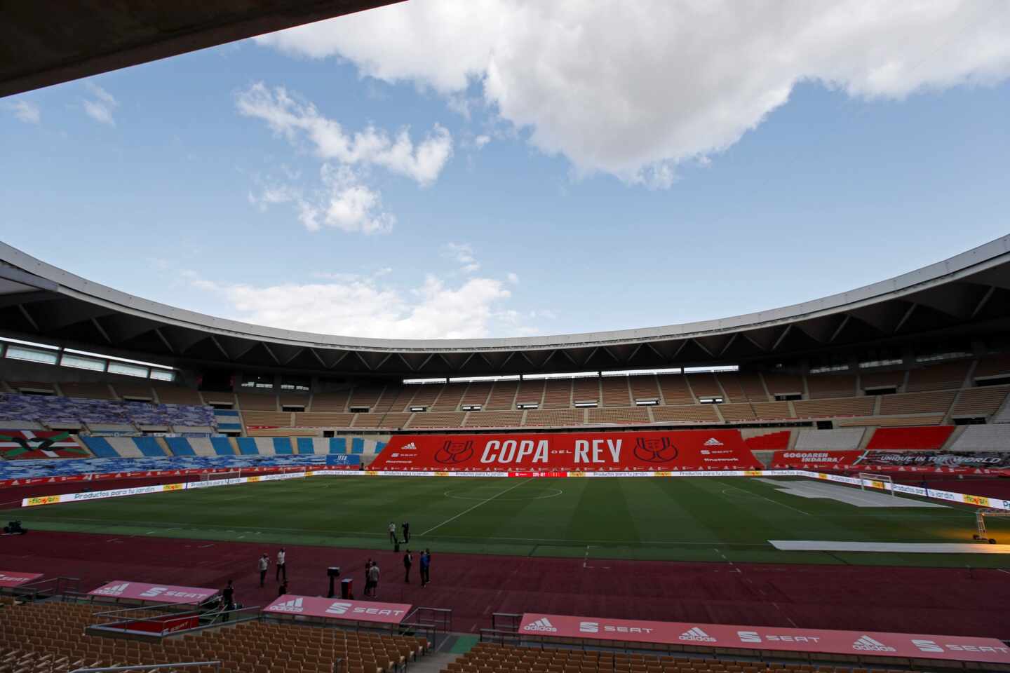 Vista del estadio de La Cartuja de Sevilla,