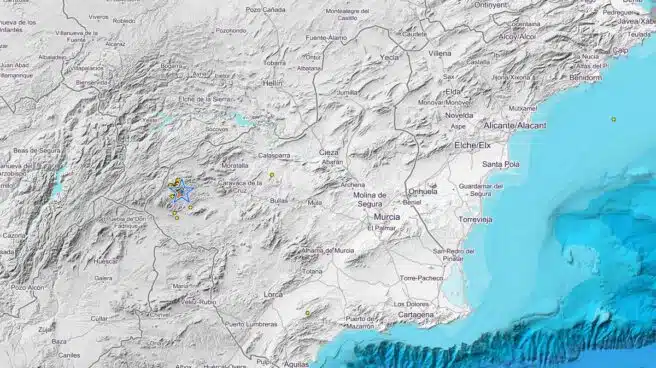 Murcia registra nueve terremotos este miércoles, uno de ellos de 3,1