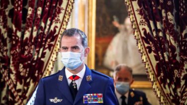 Felipe VI se vacunó este sábado contra el covid en Madrid