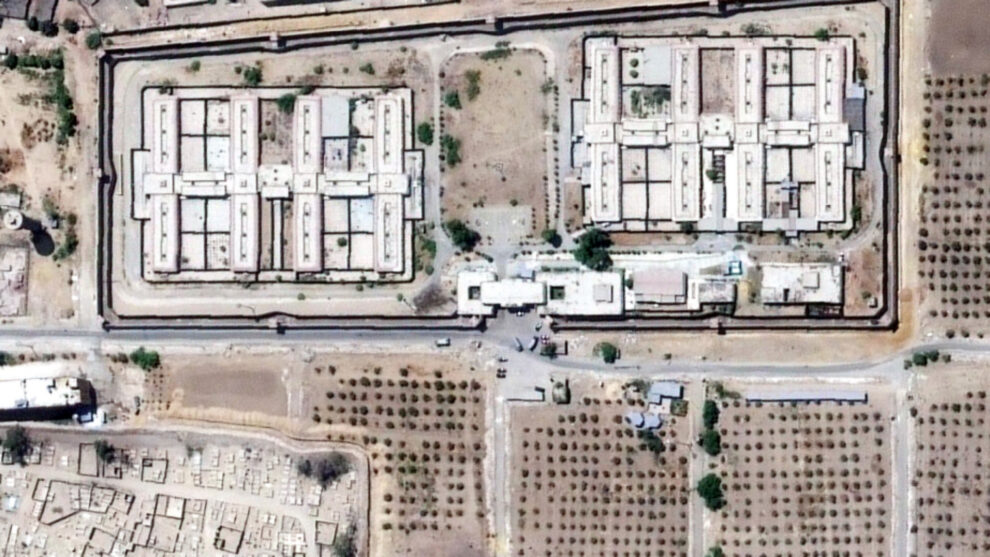 Imagen por satélite del complejo penitenciario de Tora