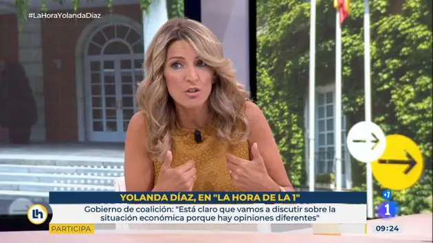 Yolanda Díaz acusa a la CEOE de "no negociar" la subida del SMI