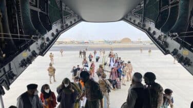 El segundo avión militar español sale de Kabul destino Dubái con 110 pasajeros a bordo