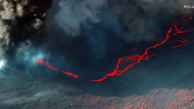 La lava ocupa una superficie de 732 hectáreas, 52 más en 24 horas