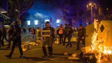 Los mossos arremeten contra la amnistía a los manifestantes el procés