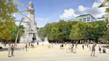 Así lucirá la Plaza de España de Madrid cuando se reabra al público el 22 de noviembre